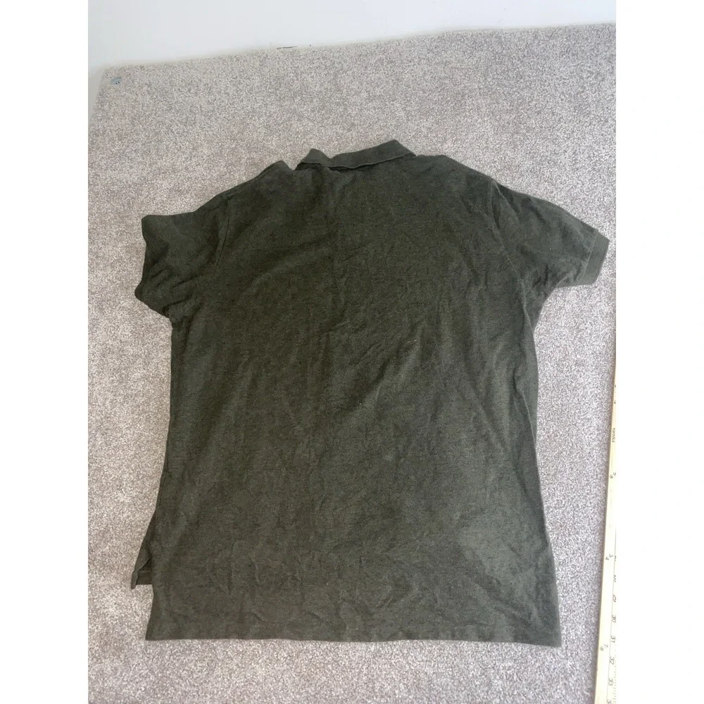Polo Ralph Lauren Green Polo Shirt Purple‎ Pony Mens XXL Preppy Classic Fit Work